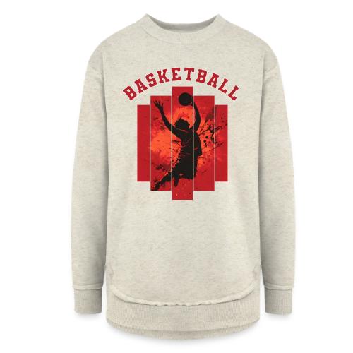 Basketball Mode On - Women's Weekend Tunic Fleece Sweatshirt