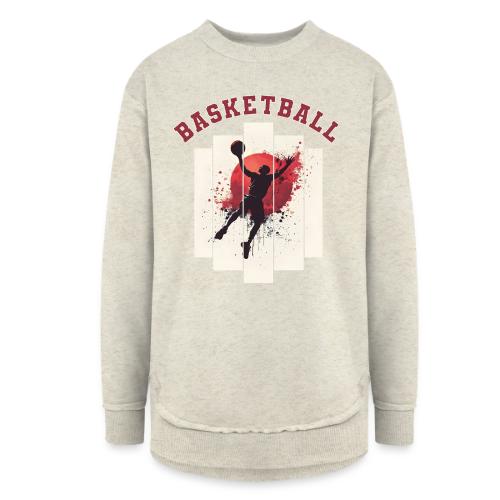 Basketball Energy - Women's Weekend Tunic Fleece Sweatshirt