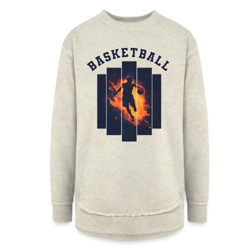 Basketball Power - Women's Weekend Tunic Fleece Sweatshirt