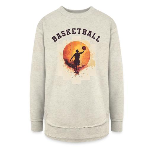 Basketball again and again - Women's Weekend Tunic Fleece Sweatshirt