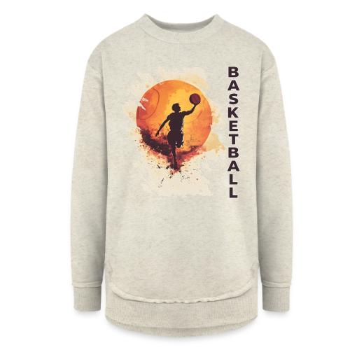 Basketball Stride - Women's Weekend Tunic Fleece Sweatshirt