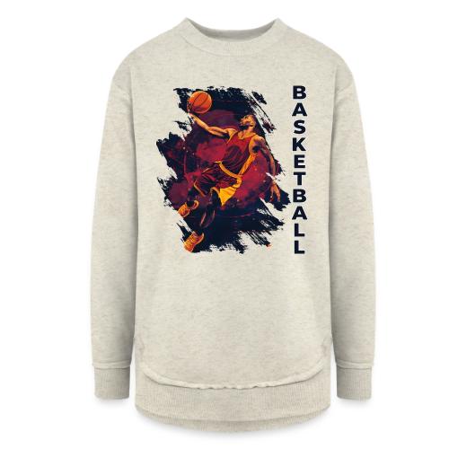Basketball Charge - Women's Weekend Tunic Fleece Sweatshirt