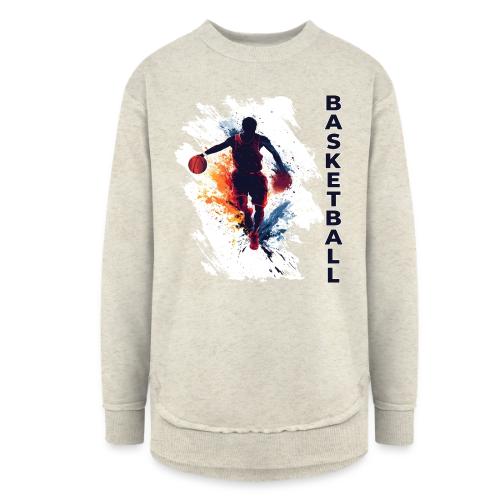 Basketball Hustle - Women's Weekend Tunic Fleece Sweatshirt