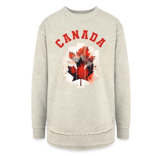 Heart of Canada Art - Women's Weekend Tunic Fleece Sweatshirt
