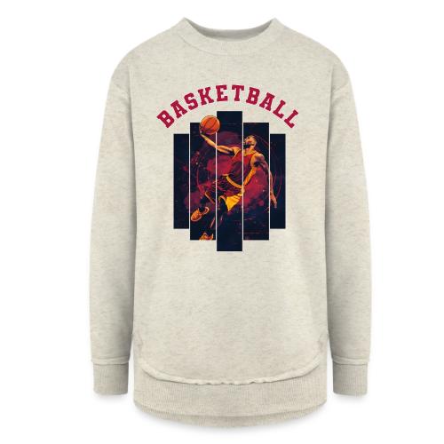 Basketball Spirit - Women's Weekend Tunic Fleece Sweatshirt