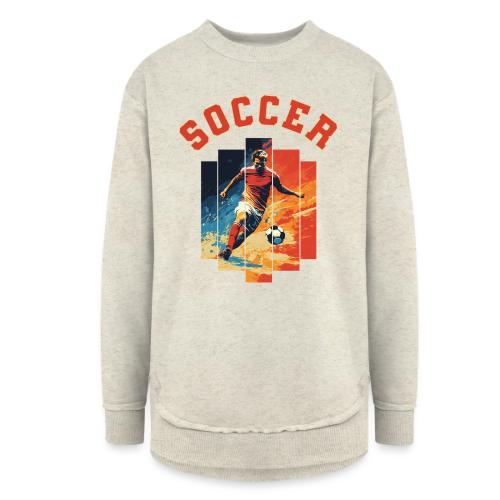Soccer Spirit - Women's Weekend Tunic Fleece Sweatshirt