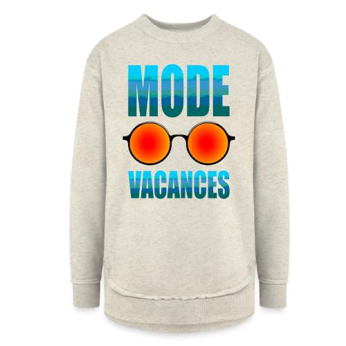 Vacation Mode Enabled - Women's Weekend Tunic Fleece Sweatshirt