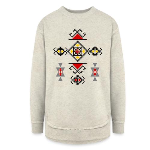 Amazigh Symbols - Women's Weekend Tunic Fleece Sweatshirt