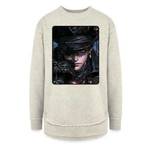 Dark Anime Pirate Warrior - Women's Weekend Tunic Fleece Sweatshirt