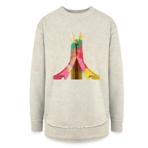 Maqam Echahid: Martyr's Memorial - Women's Weekend Tunic Fleece Sweatshirt