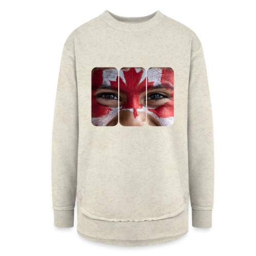 Proudly Canadian - Women's Weekend Tunic Fleece Sweatshirt