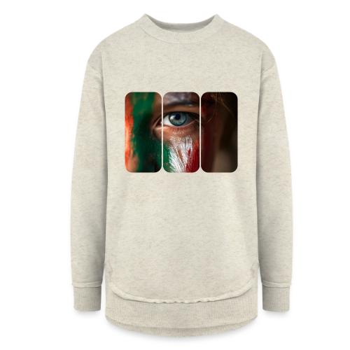 Mexico: Pride in Three Colors - Women's Weekend Tunic Fleece Sweatshirt