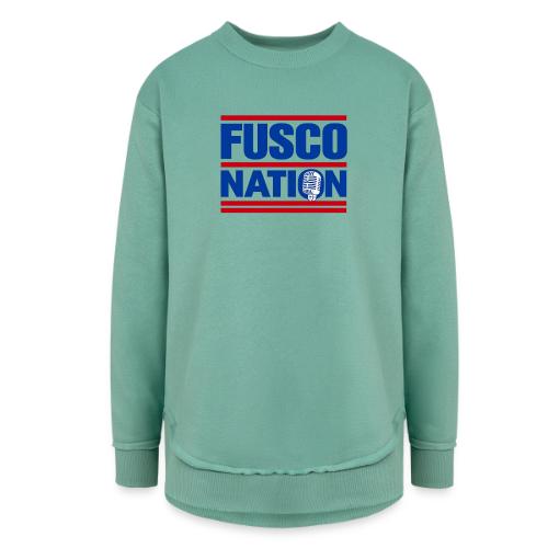 Fusco Nation with Mic (250th Show Commemorative) - Women's Weekend Tunic Fleece Sweatshirt