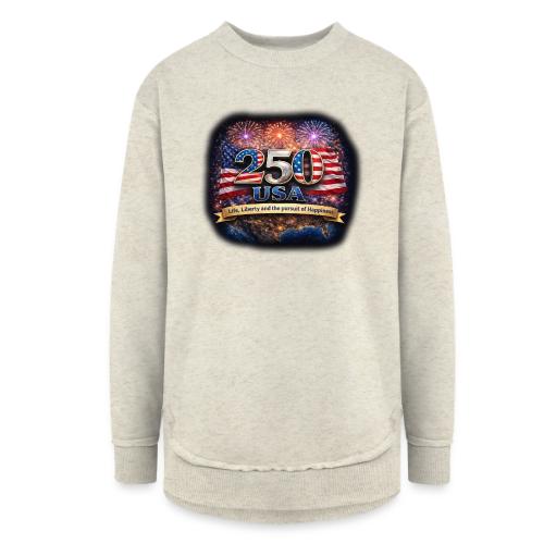 USA 250th Celebration - Women's Weekend Tunic Fleece Sweatshirt