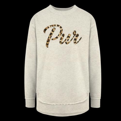 Pur Script - Women's Weekend Tunic Fleece Sweatshirt
