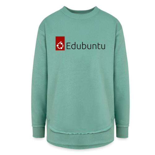 Edubuntu Logo 2023 - Black - Women's Weekend Tunic Fleece Sweatshirt