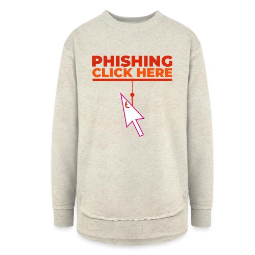 Phishing: Hooked by Deception - Women's Weekend Tunic Fleece Sweatshirt