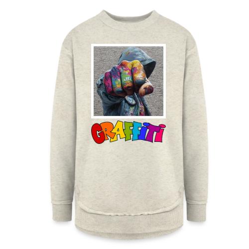 Graffiti: Urban Expression - Women's Weekend Tunic Fleece Sweatshirt