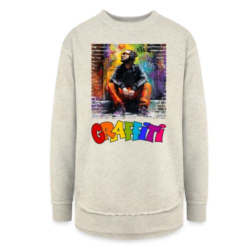 Graffiti: Urban Art - Women's Weekend Tunic Fleece Sweatshirt