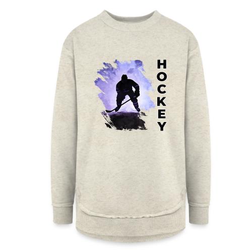 Hockey Charge - Women's Weekend Tunic Fleece Sweatshirt