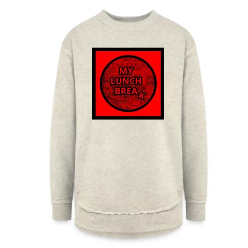 RED MLB - Women's Weekend Tunic Fleece Sweatshirt