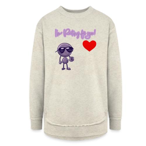 Smoon City 18_I'm Rooting For You Too - Women's Weekend Tunic Fleece Sweatshirt