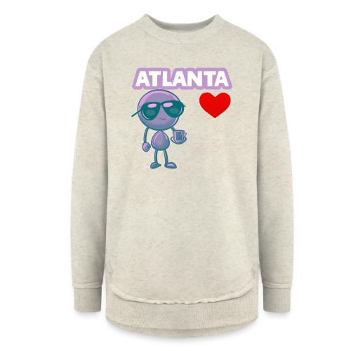 Smoon City_Atlanta - Women's Weekend Tunic Fleece Sweatshirt