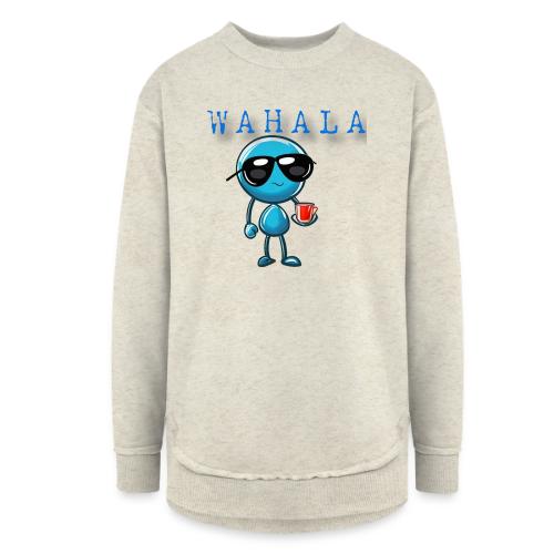 Smoon City_Wahala - Women's Weekend Tunic Fleece Sweatshirt