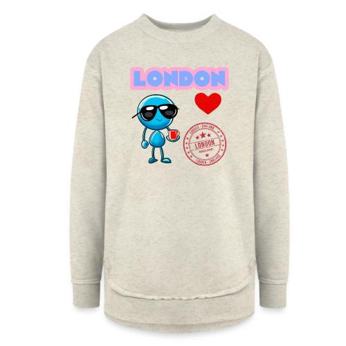 Smoon City_London - Women's Weekend Tunic Fleece Sweatshirt