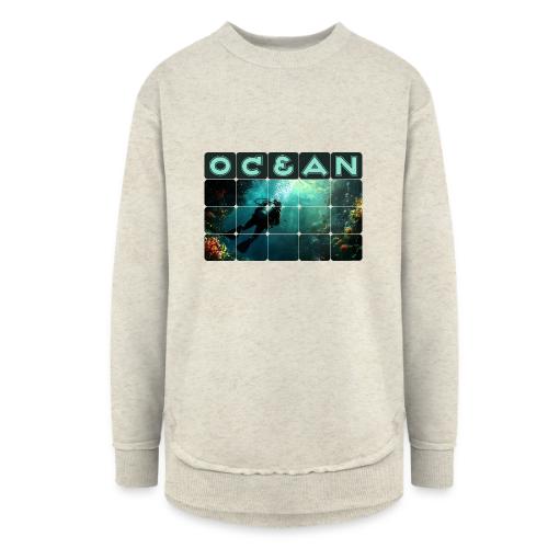 Ocean: Explorer of the Deep - Women's Weekend Tunic Fleece Sweatshirt