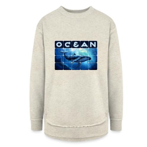 Ocean Titan - Women's Weekend Tunic Fleece Sweatshirt