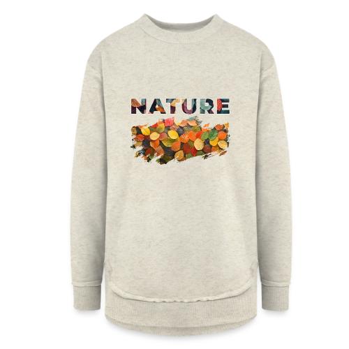 Brushed by Nature - Women's Weekend Tunic Fleece Sweatshirt