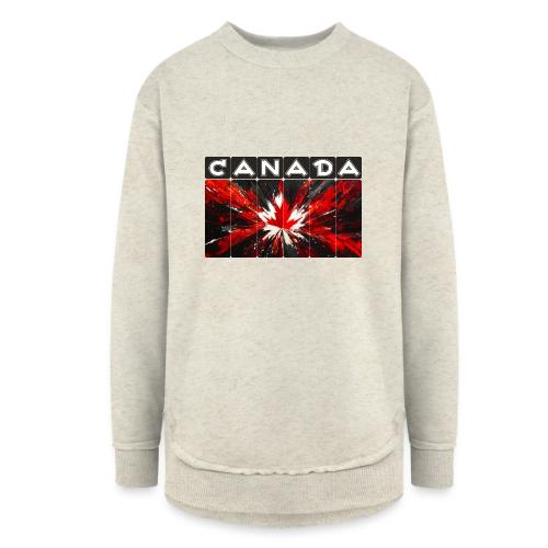 Canada Splash - Women's Weekend Tunic Fleece Sweatshirt
