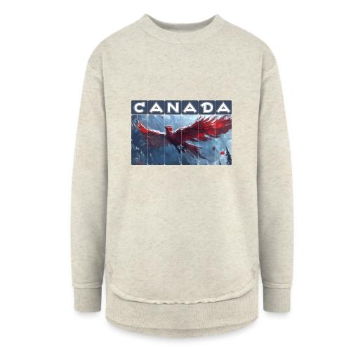 Canada Rising - Women's Weekend Tunic Fleece Sweatshirt