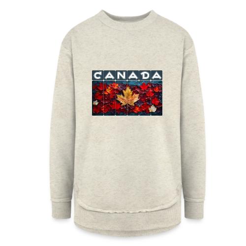 Canada's Living Canvas - Women's Weekend Tunic Fleece Sweatshirt