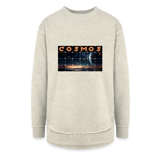 Nightfall Cosmos - Women's Weekend Tunic Fleece Sweatshirt