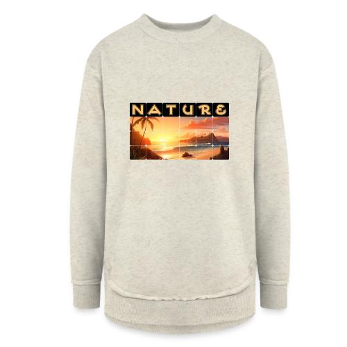 Nature: Tropical Twilight - Women's Weekend Tunic Fleece Sweatshirt
