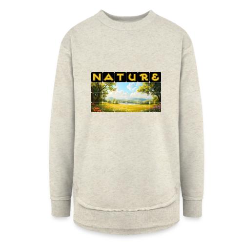Nature: Summer Fields - Women's Weekend Tunic Fleece Sweatshirt