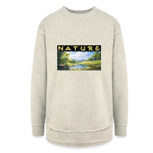 Nature: Springtime Serenity - Women's Weekend Tunic Fleece Sweatshirt