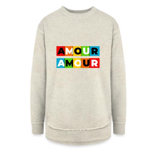Love in Colour - Women's Weekend Tunic Fleece Sweatshirt