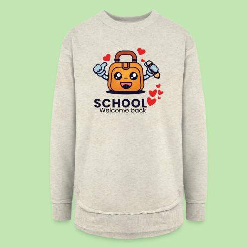 first day of school outfit- school Welcome back - Women's Weekend Tunic Fleece Sweatshirt