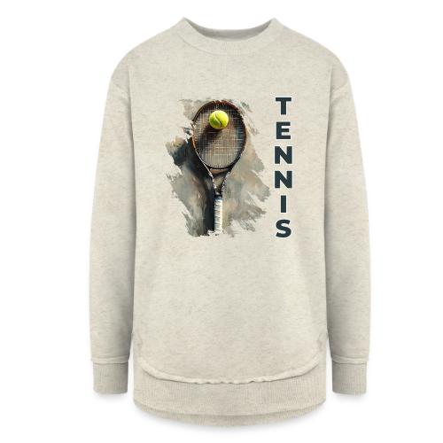 Tennis Power Play - Women's Weekend Tunic Fleece Sweatshirt