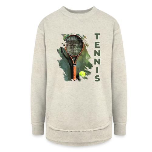 Tennis Precision Strike - Women's Weekend Tunic Fleece Sweatshirt