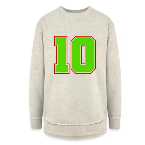 The Magic Number 10 - Women's Weekend Tunic Fleece Sweatshirt