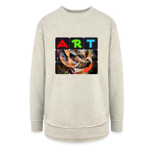 Fragments of Art - Women's Weekend Tunic Fleece Sweatshirt