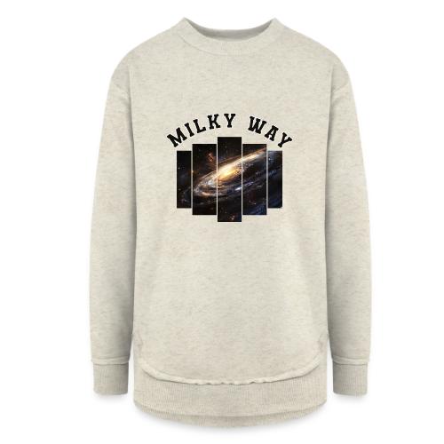 Milky way galaxy - Women's Weekend Tunic Fleece Sweatshirt