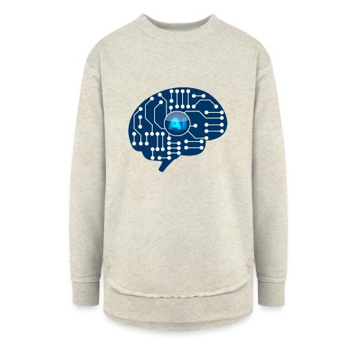 AI: Mind Wired - Women's Weekend Tunic Fleece Sweatshirt