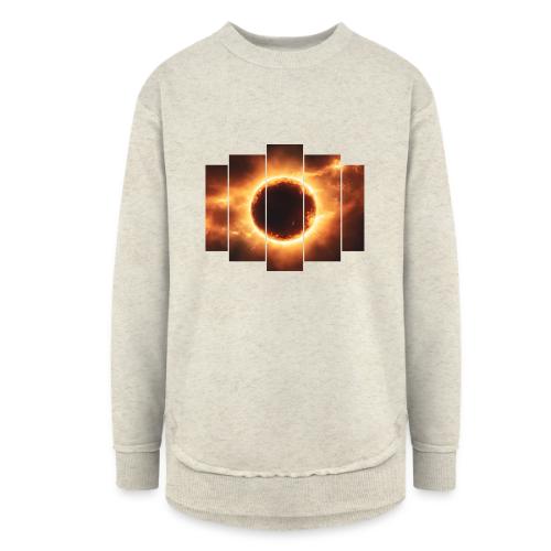 Eclipse Beyond Worlds - Women's Weekend Tunic Fleece Sweatshirt
