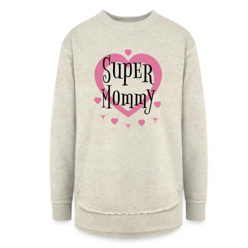 Empowered Super Mommy - Decor and Women's Wear - Women's Weekend Tunic Fleece Sweatshirt