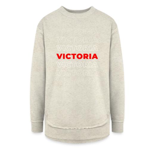 Victoria Vibe - Women's Weekend Tunic Fleece Sweatshirt